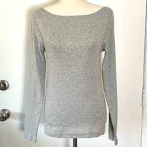 Gap Boat Neck Long Sleeve Tee